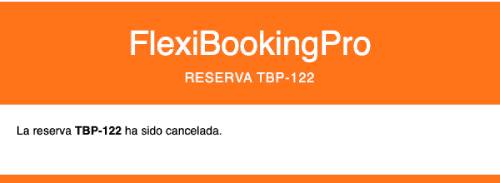 Aviso interno de cancelación por petición del cliente